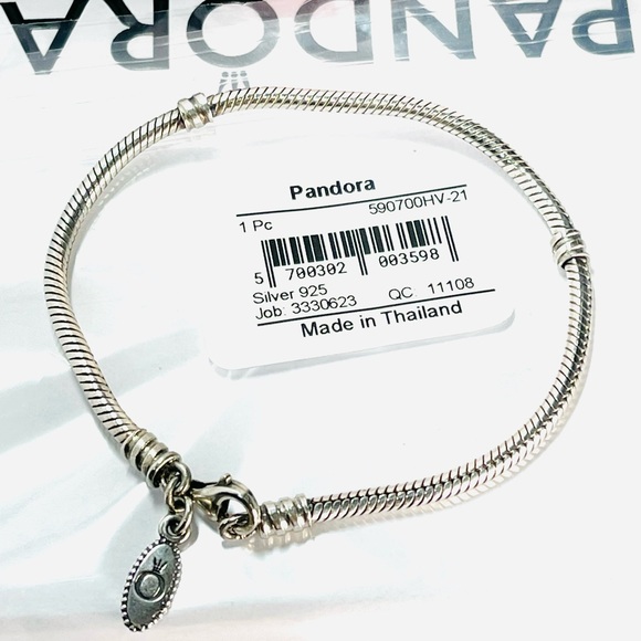 PANDORA Sterling Silver Bracelet with Lobster Clasp - 590700-HV-B - Picture 4 of 7